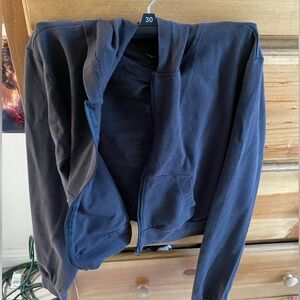 Crop black jacket